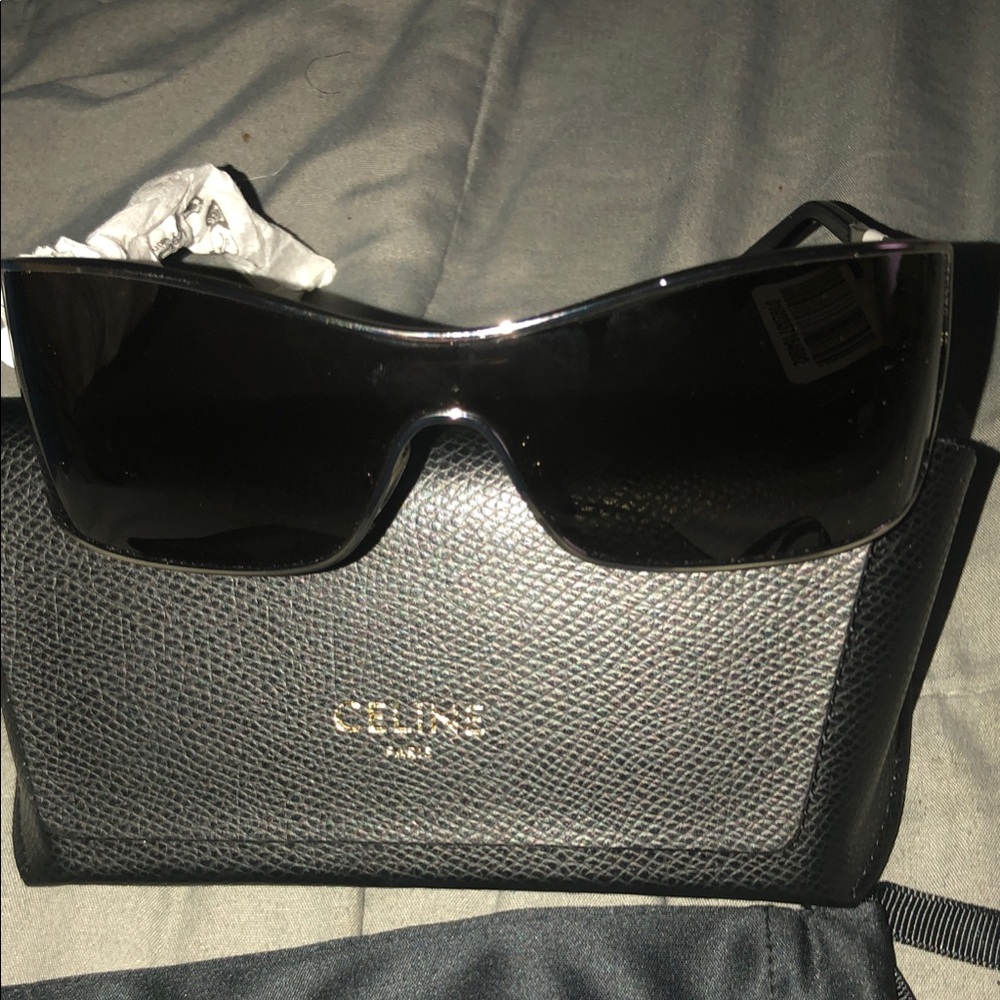 Celine Black Sunglasses with Case and Pouch